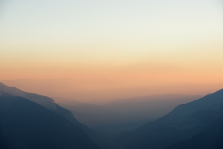 Hills in Canfranc Valley, Pyrenees, Huesca Province, Aragon, Spain.の写真素材