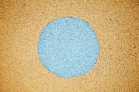 Rubber floor in a playground for children.の写真素材