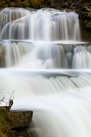 Waterfall in Ordesa National Park, Pyrenees, Huesca Province, Aragon, Spain.の写真素材