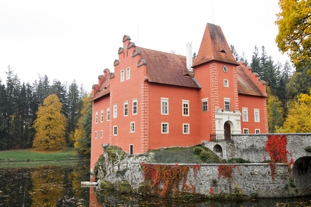 Cervena Lhota Castle in Czech Republic.のeditorial素材