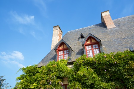 Cottage in Chenonceau, Loire Valley, France.のeditorial素材