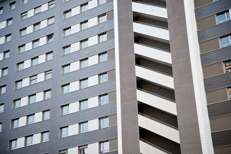 View of the facade of a modern building.