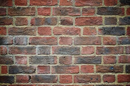 Brick wall detail in London.