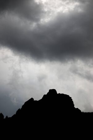 Peak in Tena Valley, Pyrenees in Spain.