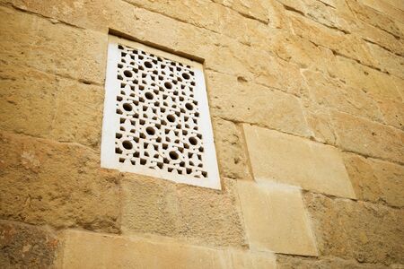Facade detail of Cordoba Mosque in Andalusia, Spain.の写真素材