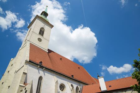 Cathedral of St. Martin in Bratislava in Slovakia.の写真素材
