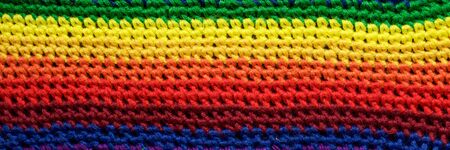 Close-up of the fabric of a juggling ball.