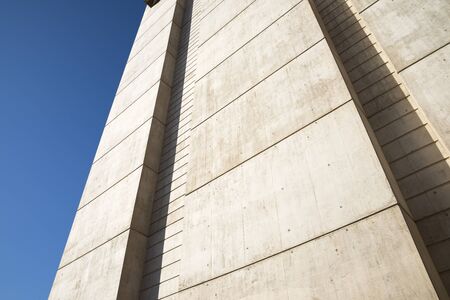 View of a empty concrete wall.の写真素材