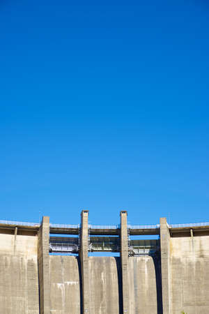 Bubal Dam in Tena Valley, Pyrenees, Huesca province, Aragon in Spain.の写真素材