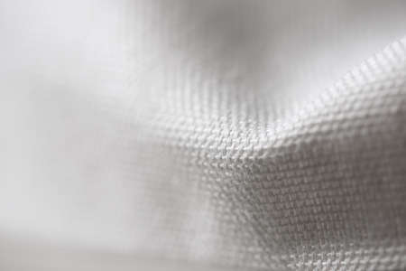 Close-up of a white colored fabric.