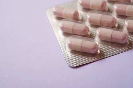 View of a medical pills in blister pack.の写真素材
