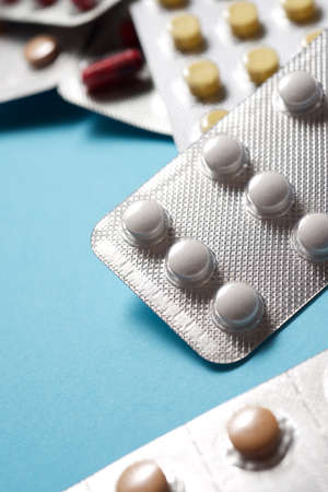 View of a medical pills in blister pack.の写真素材