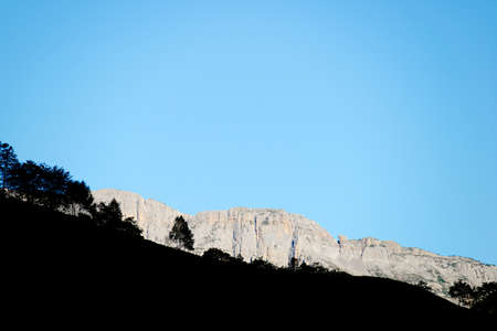 Peak in Lescun Cirque. Aspe Valley, Pyrenees in France.