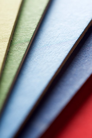 Color swatch to choose the right color for paintingの写真素材