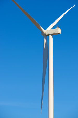 Wind turbine generator for sustainable electrical energy production in Spainの写真素材