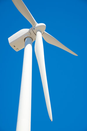 Wind turbine generator for sustainable electrical energy production in Spainの写真素材