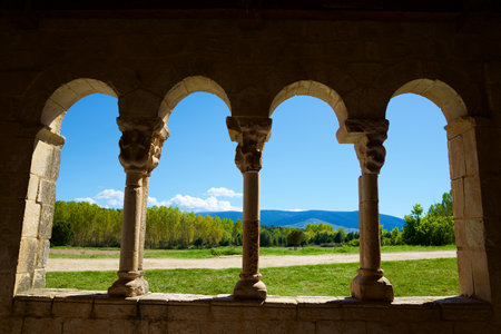 Virgen de la Vega chapel in Requijada village, Segovia province, Castilla Leon in Spainの写真素材