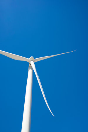 Wind turbine generator for sustainable electrical energy production in Spainの写真素材