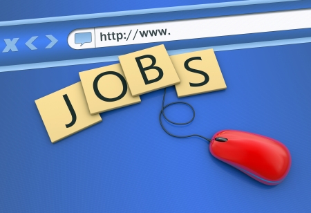Search jobs concept の写真素材