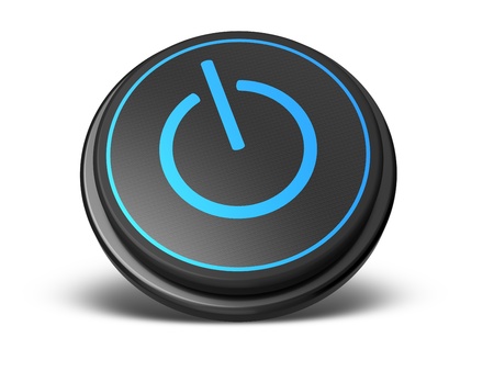 Blue light power button 