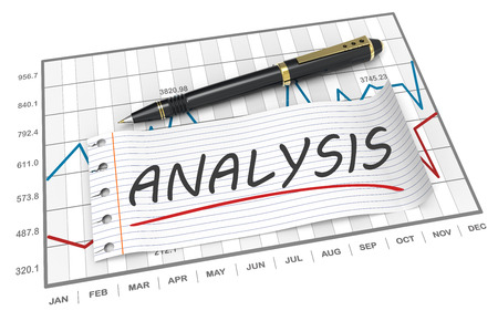 Analysis and report as a conceptの写真素材