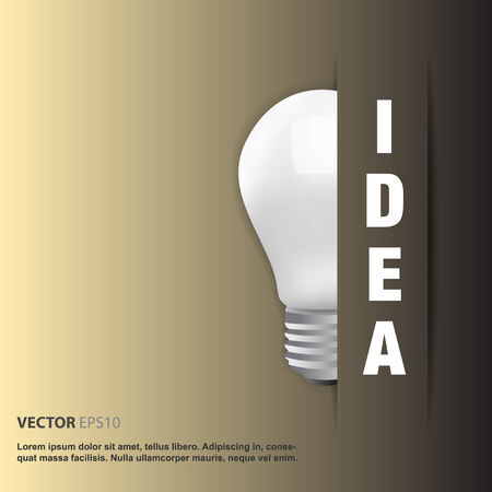 Bulb represents a successful creative business as conceptのイラスト素材