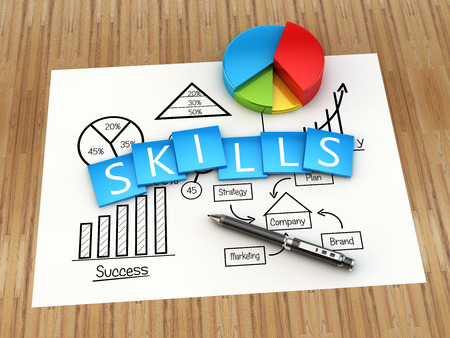 Business skills and conceptの写真素材