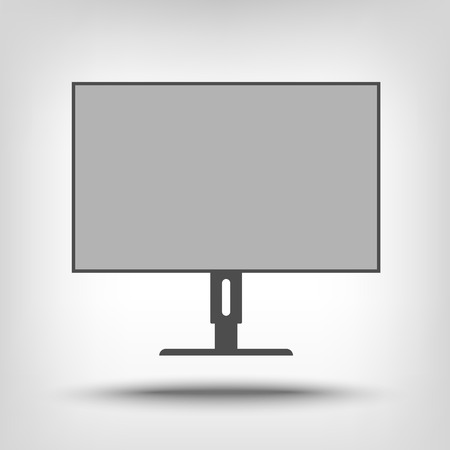 Computer monitor icon as a conceptのイラスト素材