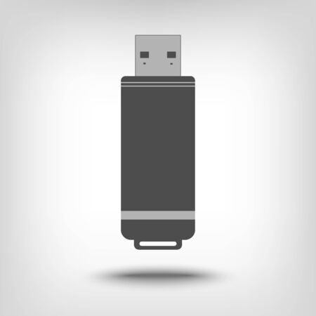 USB flash drive icon as a conceptのイラスト素材