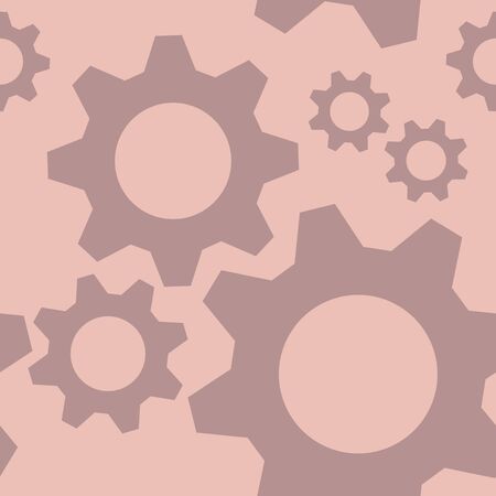 Seamless gears pattern conceptのイラスト素材