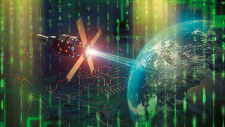 Development of a space satellite for space exploration and global data communication. 3D technology...