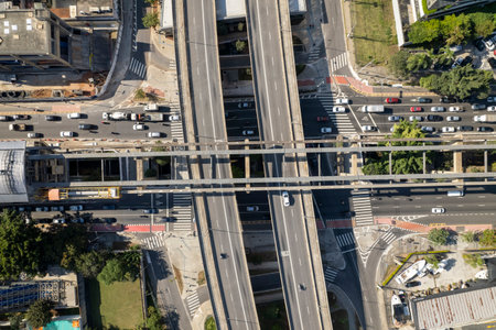 This vibrant aerial panorama captures Campo Belo in SÃ£o Paulo with its mix of modern high-rises...