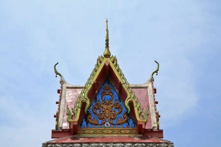 Roof Bell Temple Thailandの写真素材