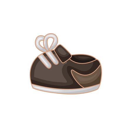 Soccer Ball Footbal Black Shoes Sport Cartoon Illustration Vector Clipart Stickerのイラスト素材