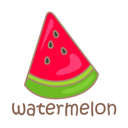 Alphabet W For Vocabulary School Lesson Cartoon Illustration Vector Clipart Stickerのイラスト素材