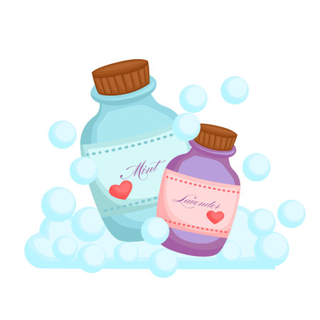 Cite Perfumed Spray Bottle Cartoon Illustration Vector Clipart Sticker Background Decorationのイラスト素材