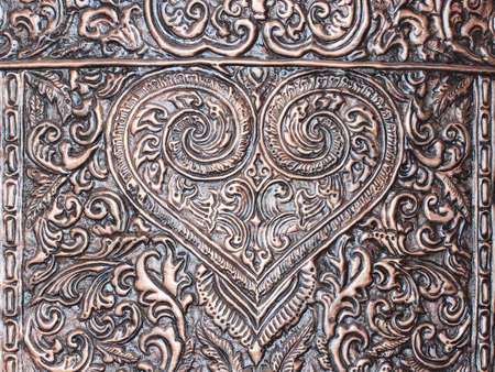 The art and pattern of carving silverware.の写真素材