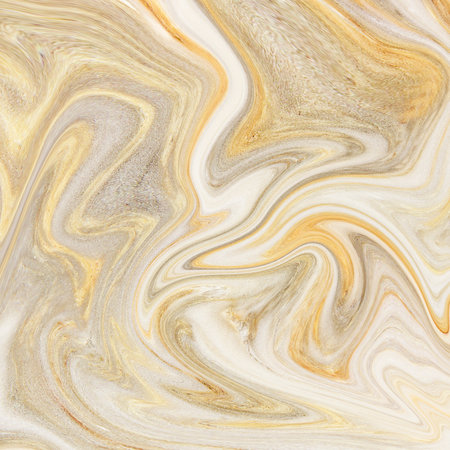 Creative background with abstract acrylic painted waves. Beautiful marble texture. handmade surface. Liquid paint. Horizontal wallpaper.の写真素材