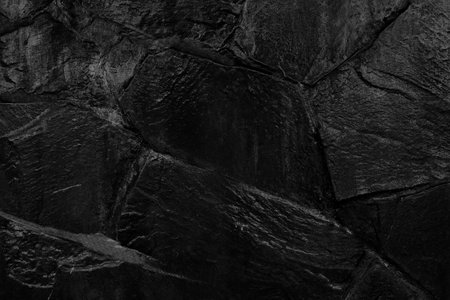 Dark grey black slate background or texture.の写真素材