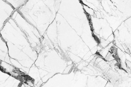Marble abstract natural marble black and white (gray) for design;  white marble texture backgroundの写真素材