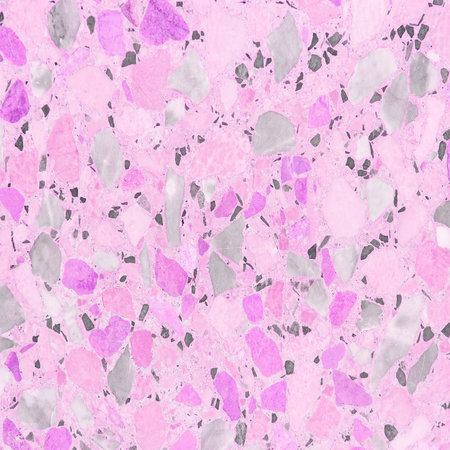 colorful terrazzo floor texture backgroundの写真素材
