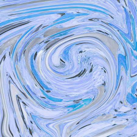 Creative background with abstract acrylic painted waves. Beautiful marble texture. handmade surface. Liquid paint. Horizontal wallpaper.の写真素材