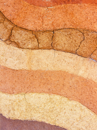Layer of soil underground background