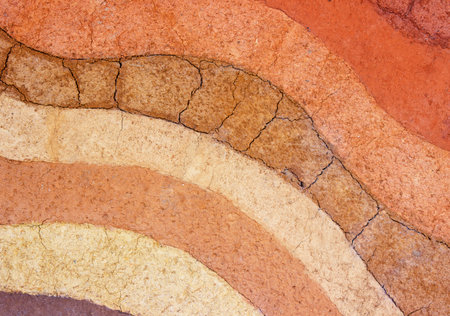 Layer of soil underground background