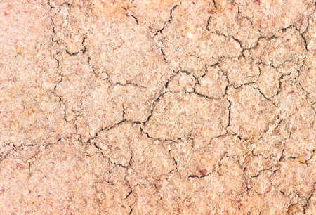 Dried soil from a top view, background, texture