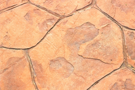 Texture of stone floor  walk in the parkの写真素材