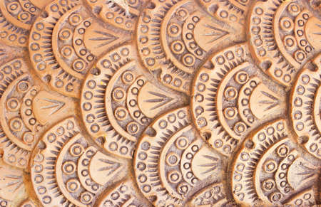 Thai art and dragon scales.の写真素材