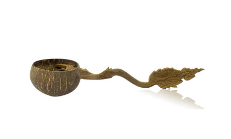 Ladle water is the ancient appliancesの写真素材