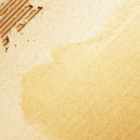 Brown corrugated cardboard sheet backgroundの写真素材