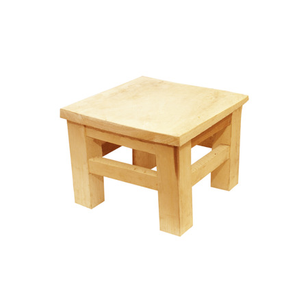 rustic chair on white backgroundの写真素材